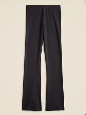 J.Crew slim flare pant in stretch ponte, NWT, M